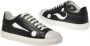 Moschino Symbool Sneakers Zwart Wit Contrast Black Dames - Thumbnail 7