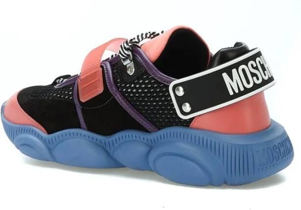 Moschino Stijlvolle Sole Sneakers Black Heren