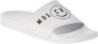 Moschino Trendy Heren Sliders voor Zomercollectie White Heren - Thumbnail 4