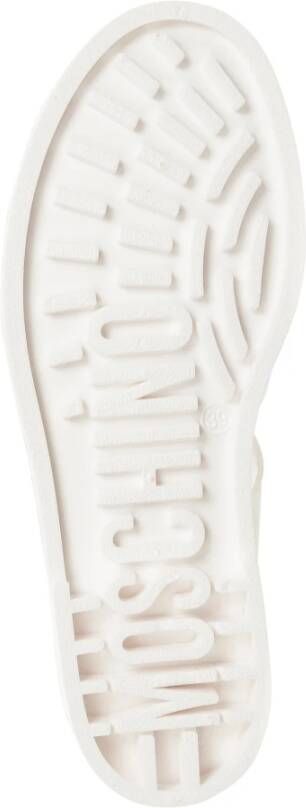 Moschino Verstelbare Jelly Sandalen Effen Patroon White Dames