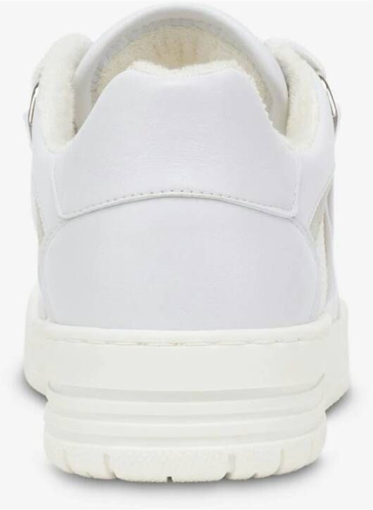 Moschino Witte Sneakers Regular Fit White Heren