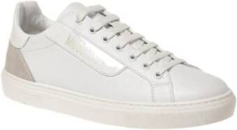 Moschino Witte Sneakers voor een Stijlvolle Look White Heren