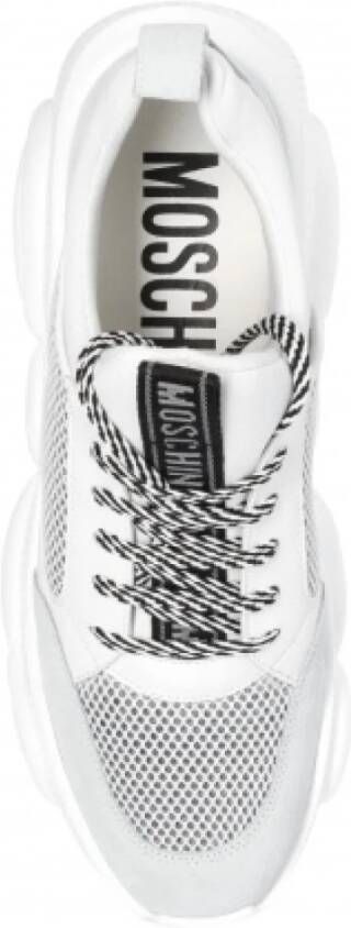 Moschino Witte Sneakers White Heren