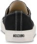 Moschino Zwarte Canvas Flatform Sneakers Black Heren - Thumbnail 3