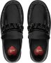 Love Moschino Zwarte leren sneakers met rubberen hak Black Dames - Thumbnail 6