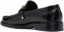 Moschino Zwarte Leren Logo Loafers Black Heren - Thumbnail 3