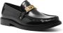 Moschino Zwarte platte schoenen met gouden logo Black Heren - Thumbnail 3