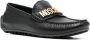 Moschino Zwarte platte schoenen stijlvol ontwerp Black Heren - Thumbnail 2