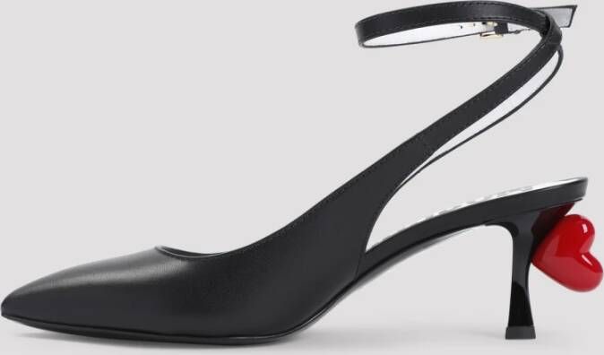 Moschino Zwarte Pumps Verhogen Stijl Elegantie Black Dames