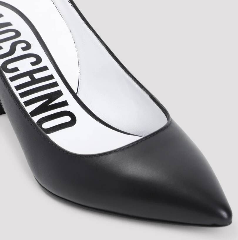 Moschino Zwarte Pumps Verhogen Stijl Elegantie Black Dames