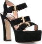 Moschino Zwarte Slingback Sandalen Black Dames - Thumbnail 2