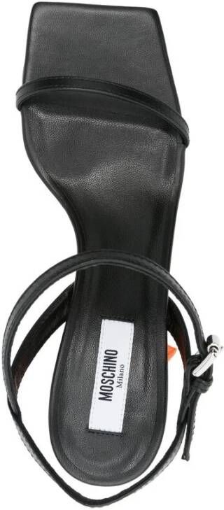 Moschino Zwarte Slingback Schoenen Black Dames