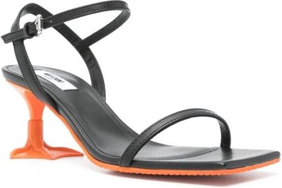 Moschino Zwarte Slingback Schoenen Black Dames