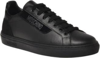 Moschino Zwarte Sneakers Black Heren