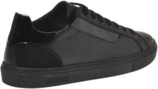 Moschino Zwarte Sneakers Black Heren