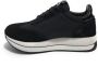 Moschino Zwarte Suède Nylon Love Sneaker Ds23Mo04 Ja15074 Black Dames - Thumbnail 6