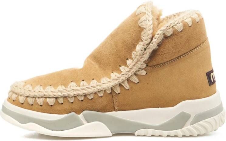 Mou Ankle Boots Beige Dames