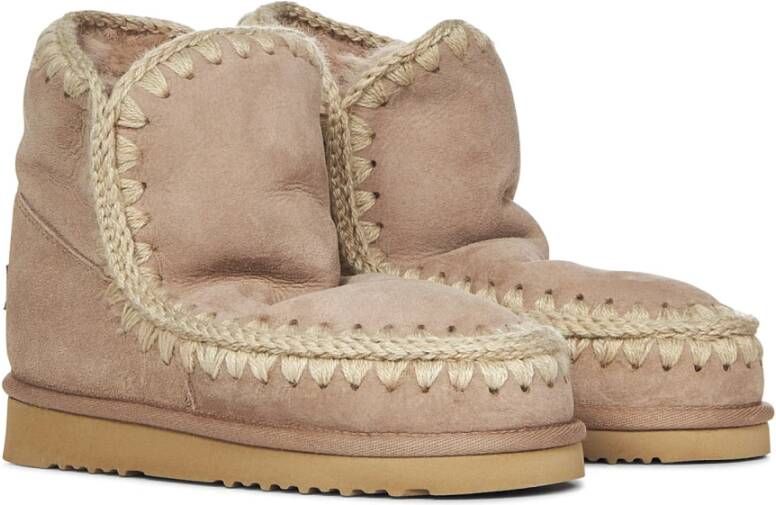 Mou Ankle Boots Beige Dames