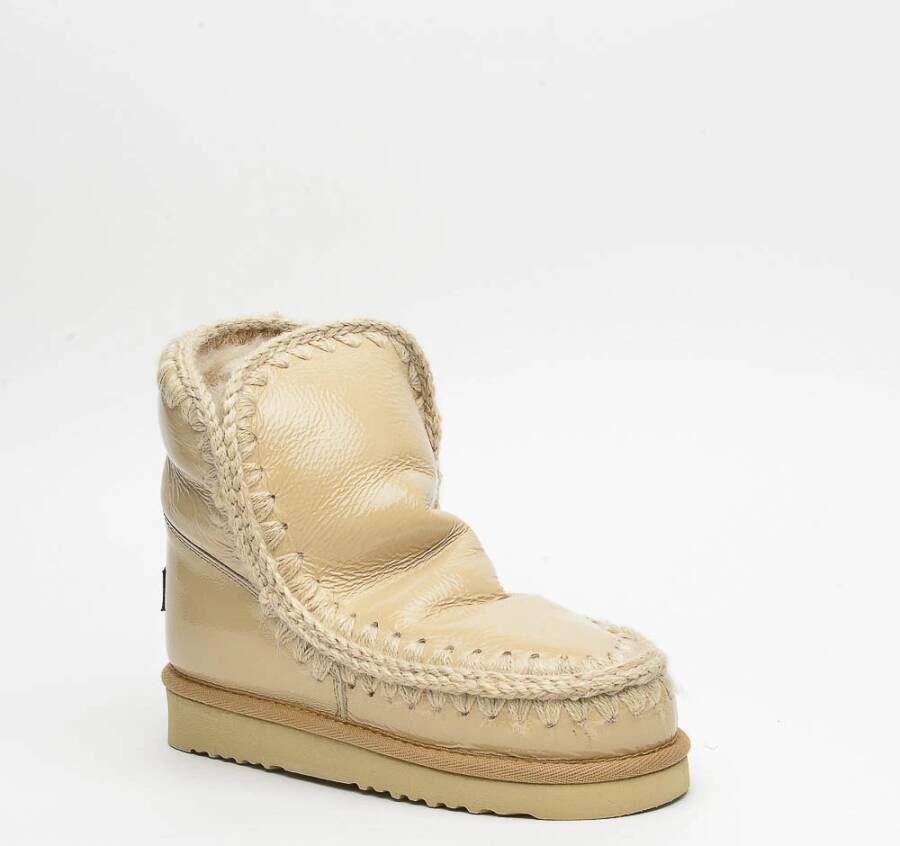 Mou Ankle Boots Beige Dames