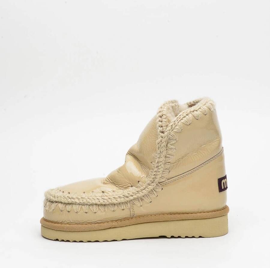 Mou Ankle Boots Beige Dames
