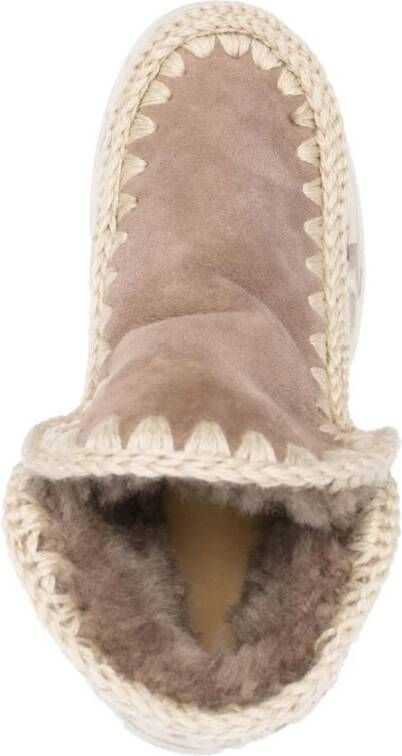 Mou Ankle Boots Beige Dames