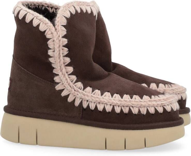 Mou Ankle Boots Brown Dames