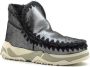 Mou women's leather enkellaarzen booties Eskimo trainer - Thumbnail 2