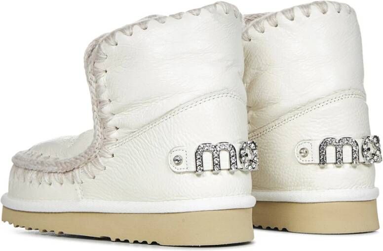 Mou Ankle Boots Wit Dames