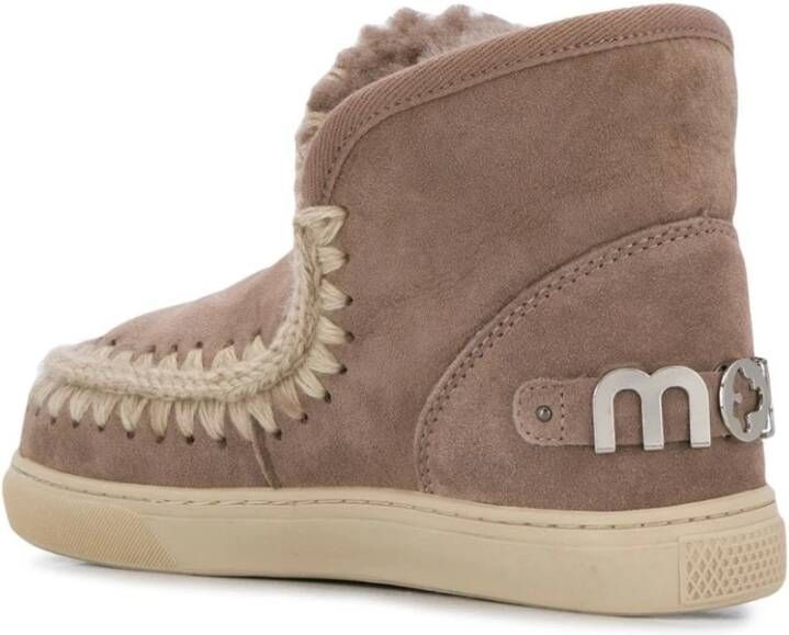 Mou Beige Sneakers voor Vrouwen Aw24 Brown Dames