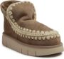 MOU Vachtlaarzen Dames Eskimo Bounce Sneaker Maat: 39 Materiaal: Suède Kleur: Taupe - Thumbnail 12