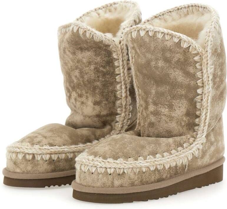 Mou Beige Winterlaarzen Beige Dames