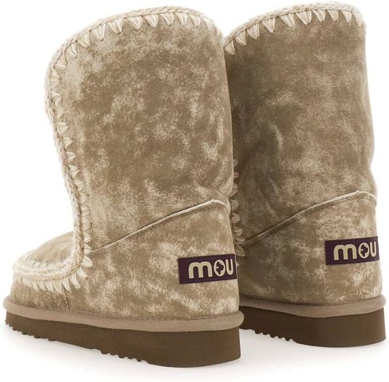 Mou Beige Winterlaarzen Beige Dames