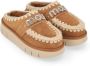 Mou Bounce Clog Schapenvacht Slipper in Cognac Brown Dames - Thumbnail 3