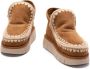 MOU Vachtlaarzen Dames Eskimo Bounce Sneaker Maat: 39 Materiaal: Suède Kleur: Cognac - Thumbnail 15