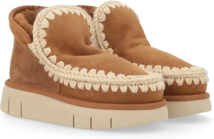 Mou Bounce Sneaker in Cognac Brown Dames