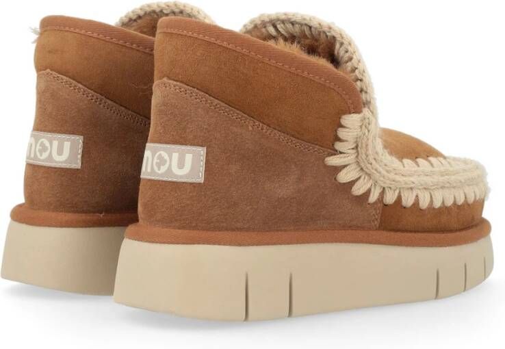 Mou Bounce Sneaker in Cognac Brown Dames