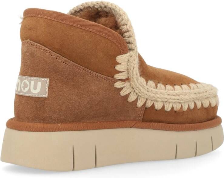 Mou Bounce Sneaker in Cognac Brown Dames