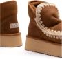 MOU Vachtlaarzen Dames Mini Eskimo Platform Boot Maat: 41 Materiaal: Suède Kleur: Cognac - Thumbnail 10