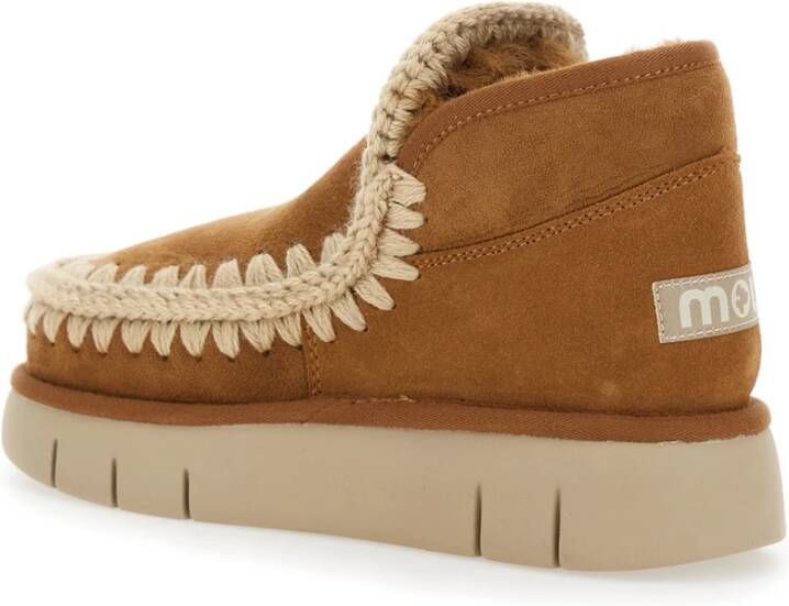 Mou Bruine Eskimo Sneaker Bounce Laarzen Brown Dames