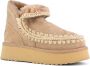 MOU Vachtlaarzen Dames Mini Eskimo Platform Boot Maat: 40 Materiaal: Suède Kleur: Beige - Thumbnail 15