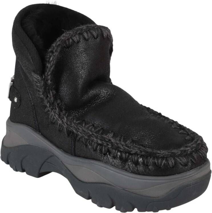 Mou Chunky Eskimo Sneaker Big Logo Black Dames