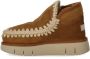 MOU Vachtlaarzen Dames Eskimo Bounce Sneaker Maat: 37 Materiaal: Suède Kleur: Cognac - Thumbnail 9