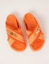 Mou Crisscross slippers oranje Orange Dames - Thumbnail 3