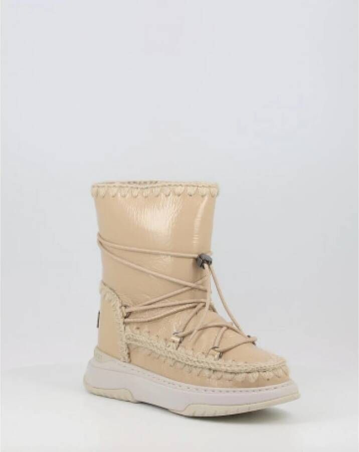 Mou Dames Beige Snowboot met Platform Beige Dames