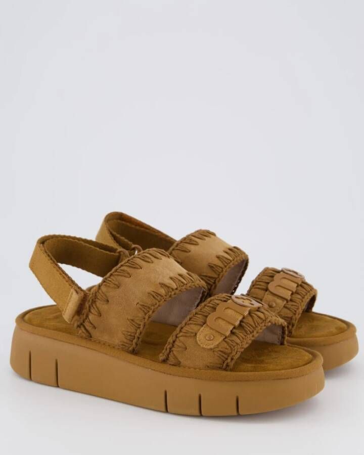 Mou Dames Bounce Sandal Brown Dames