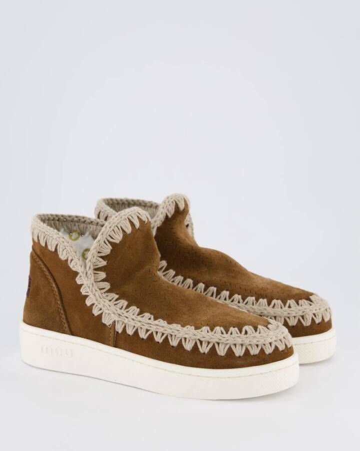 Mou Dames Summer Eskimo Sneaker Brown Dames