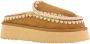 MOU Instappers Dames Clog Eskimo Platform Rhinestones Maat: 36 Materiaal: Suède Kleur: Cognac - Thumbnail 6