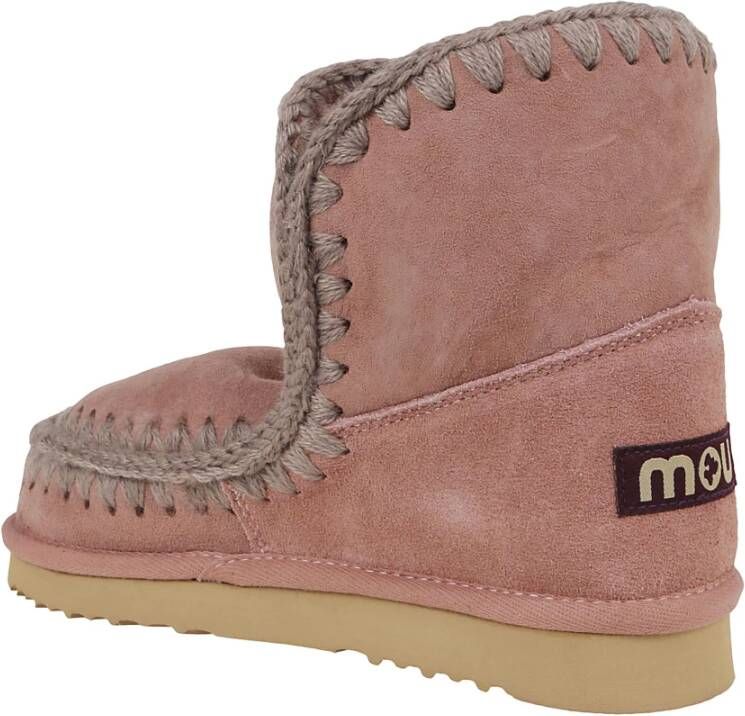 Mou Donkerroze Eskimo Laars 18cm Roze Dames