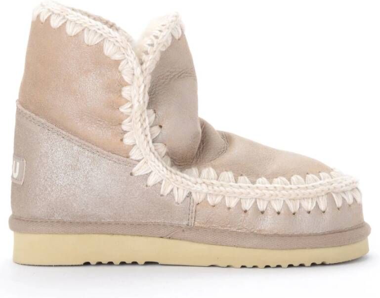 Mou Eskimo 18 Metallic Stone Schapenvachtlaars Gray Dames