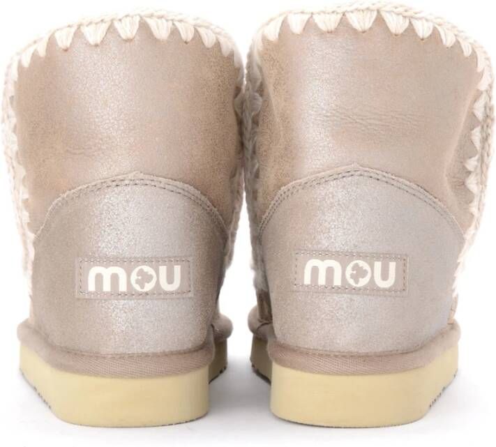 Mou Eskimo 18 Metallic Stone Schapenvachtlaars Gray Dames